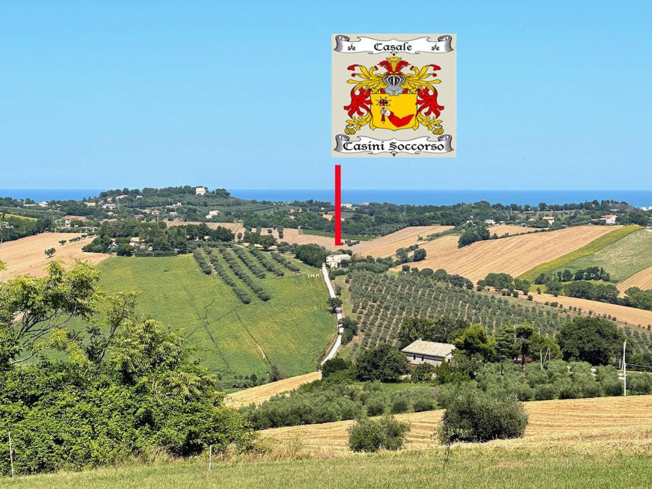 منزل الضيف سينِغاليا  في Casale Casini Soccorso المظهر الخارجي الصورة